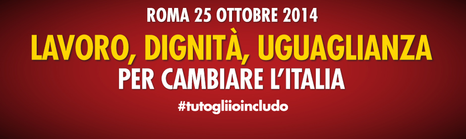 Roma 25 Ottobre 2014 #tutogliioincludo